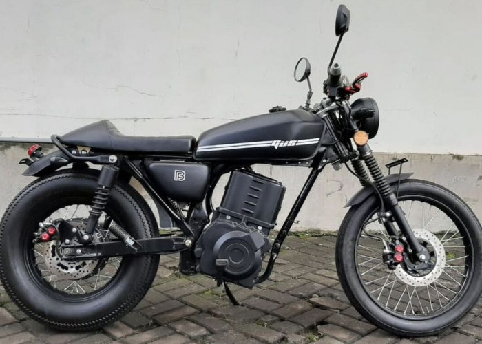 Anak Kalcer Wajib Punya! Motor Listrik Gaya Cafe Racer Ini Cuma Rp19 Jutaan!