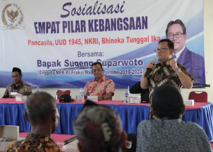 Sosialisasikan 4 Pilar Kebangsaan, Sugeng Suparwoto Ajak Masyarakat Beralih ke Energi Bersih