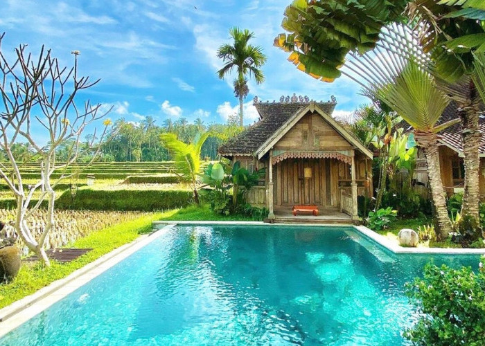 Hati Padi Cottages Ubud, Penginapan Tengah Sawah di Pulau Bali