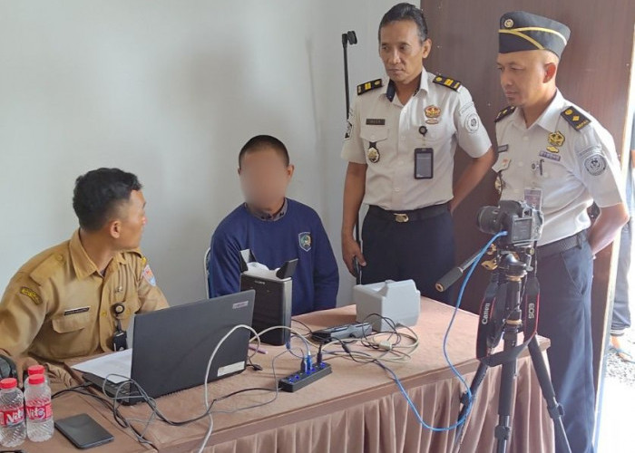 55 Warga Binaan Lapas Terbuka Nusakambangan Lakukan Perekaman E-KTP