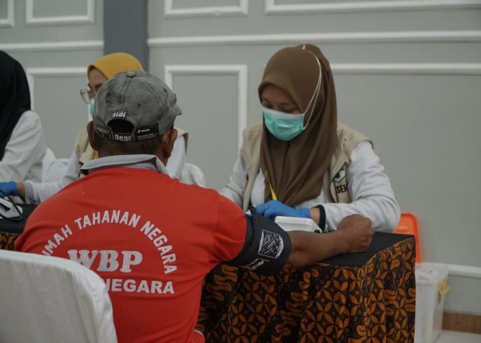 146 Warga Binaan Rutan Banjarnegara Deteksi Dini Penyakit Menular, Jalani Skrining Tuberkulosis dan HIV
