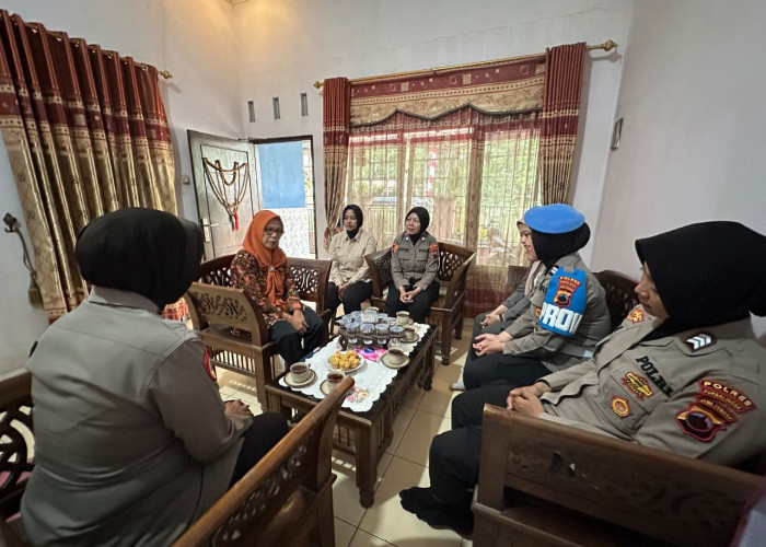 HUT Polwan, Polwan Polres Purbalingga Gelar Anjangsana ke Purnawirawan