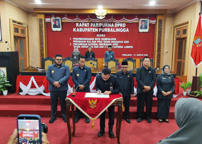 KUA-PPAS Perubahan 2026 Disepakati, Defisit APBD Purbalingga Tembus Rp102 Miliar