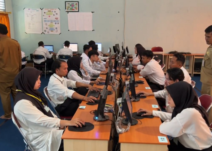 Penjaringan Perangkat Desa Kutowinangun Kebumen Gunakan CBT