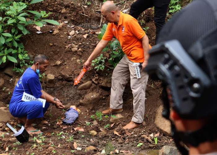 Rekonstruksi Kasus Pembunuhan 7 Bayi di Tanjung Peragakan 20 Adegan, Bayi Lahir Langsung Dibekap dan Dikubur