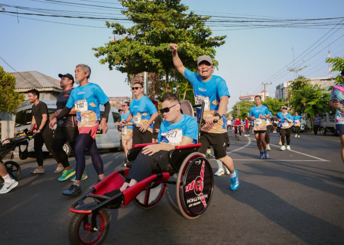 Pemanasan Borobudur Marathon 2026, Ribuan Peserta Ramaikan Bank Jateng Friendship Run di Semarang