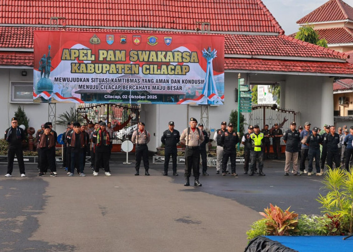 Apel Pamswakarsa, Masyarakat Cilacap Diminta Terlibat Jaga Keamanan Wilayah