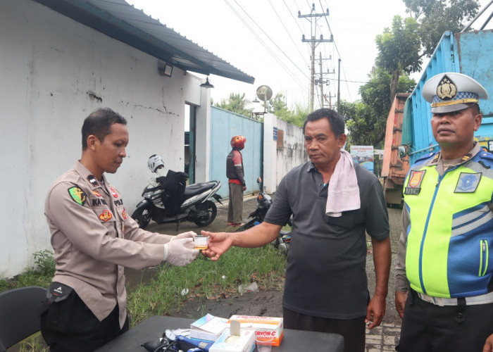 Pengemudi di Purbalingga Jalani Tes Urine, Kendaraan Dicek Laik Jalan