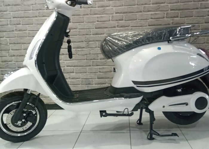 Motor Listrik BF Goodrich BF-V7 Tampilan Mirip Vespa, Cocok Untuk Jalan-Jalan di Perkotaan 