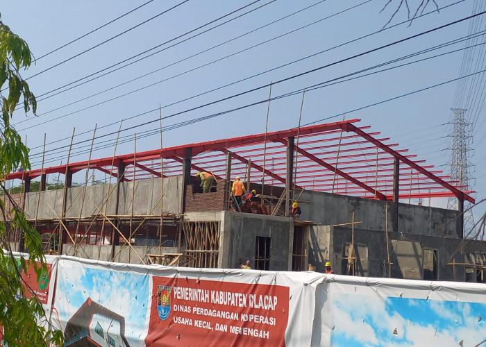 Pasar Wage Karangkandri, Cilacap, Segera Direlokasi, Bangunan Ditarget Selesai Desember 2023