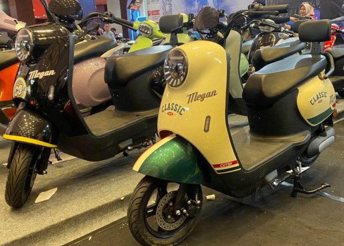 VMove ZPT Megan, Motor Listrik Lokal Bergaya Retro yang Cocok Untuk Harian, Harga Rp2,9 Juta 