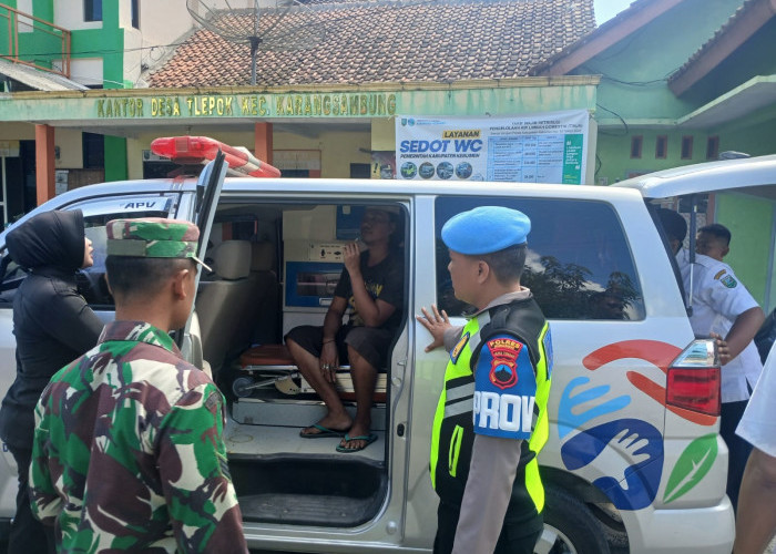 Polisi Evakuasi ODGJ di Karangsambung