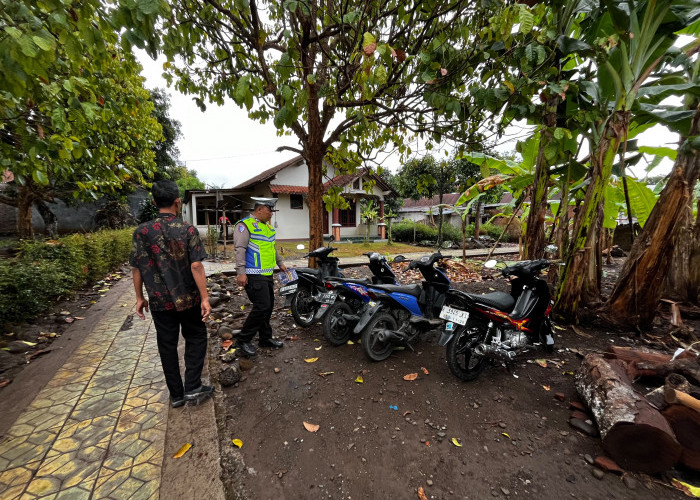 Satlantas Polres Purbalingga Temukan 39 Motor Siswa SMP, Parkir di Permukiman Warga Dekat Sekolah