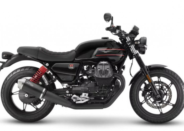Simulasi Kredit Moto Guzzi V7 Stone Special Edition di Mandiri Utama Finance, Motor Sporty Bergaya Cafe Racer