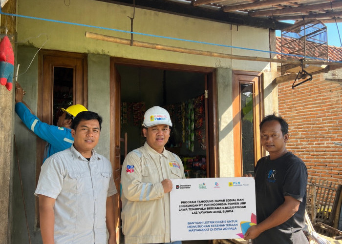 LAZ Amal Bunda dan PLN Indonesia Power Hadirkan Bantuan Listrik Gratis bagi Warga Prasejahtera di Adipala