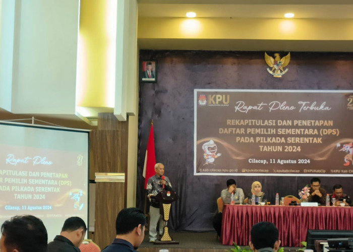 Rapat Pleno KPU Cilacap, DPS serta TPS Lokasi Khusus Ditetapkan