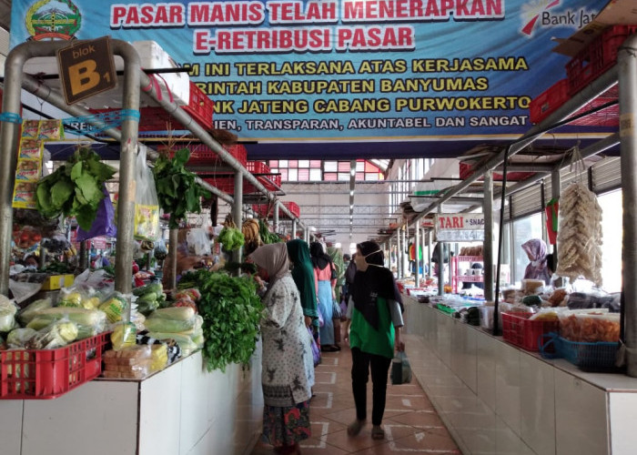  Pedagang Pasar Manis Purwokerto Keluhkan Zonasi