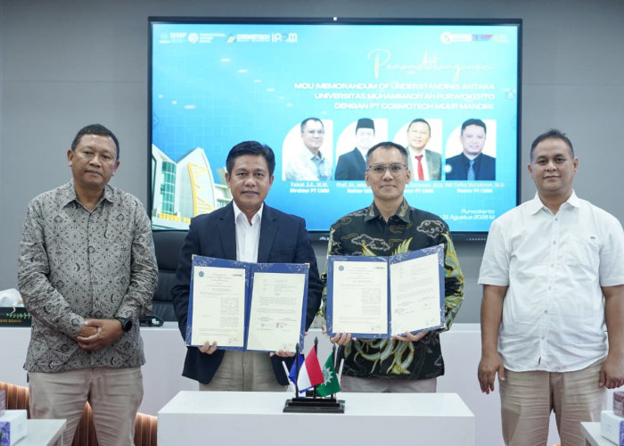 UMP dan PT Cosmotech Multi Mandiri Jalin MoU untuk Perkuat Hilirisasi Riset