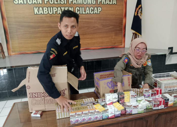 Tim Gabungan Sita Ribuan Rokok Tanpa Cukai di Kroya