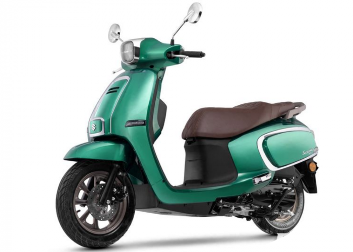 Nuansa Retro! Inilah Motor Matic Suzuki yang Mirip Vespa