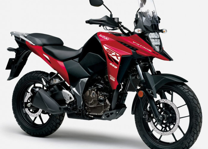Suzuki V-Strom 250SX 2025: Warna Baru Met Sonoma Red yang Semakin Gagah