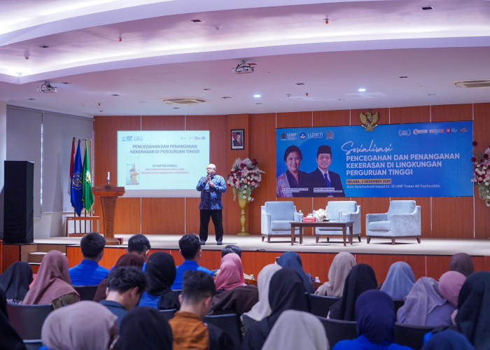 UM Purwokerto dan Komisi X DPR RI Gelar Sosialisasi Pencegahan dan Penanganan Kekerasan di Perguruan Tinggi