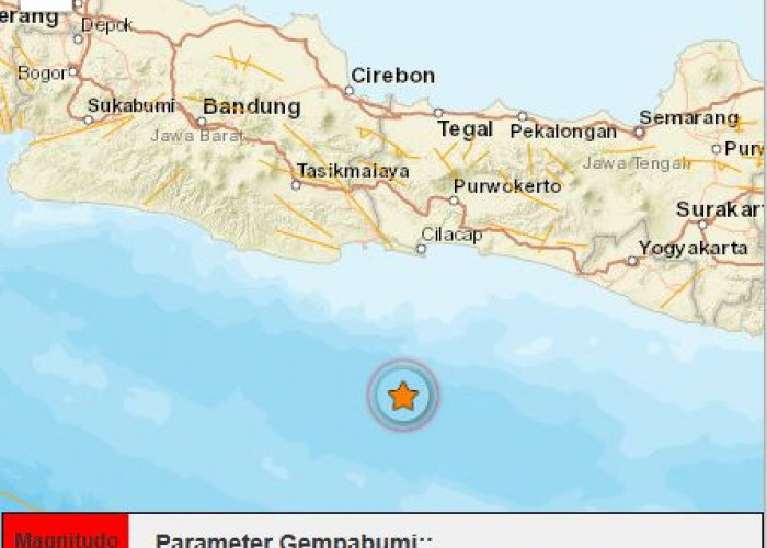Gempa 2,7 SR Guncang Cilacap