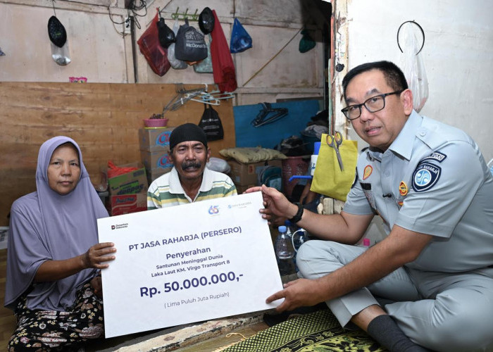 Tiga Ahli Waris Korban KM Virgo Terima Santunan Rp150 Juta, Jasa Raharja Datangi Keluarga Korban 