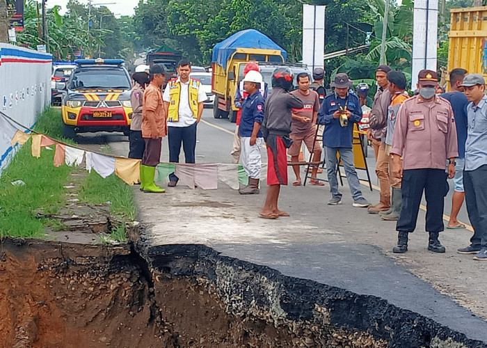 Amblas, Ruas Jalan Nasional Yogyakarta - Bandung di Jatilawang Diberlakukan Sistem Buka Tutup 