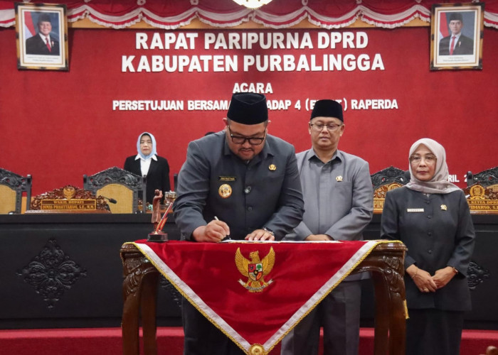 DPRD dan Pemkab Purbalingga Sahkan 4 Raperda Strategis, Fokus Kerja Sama hingga Inovasi Daerah