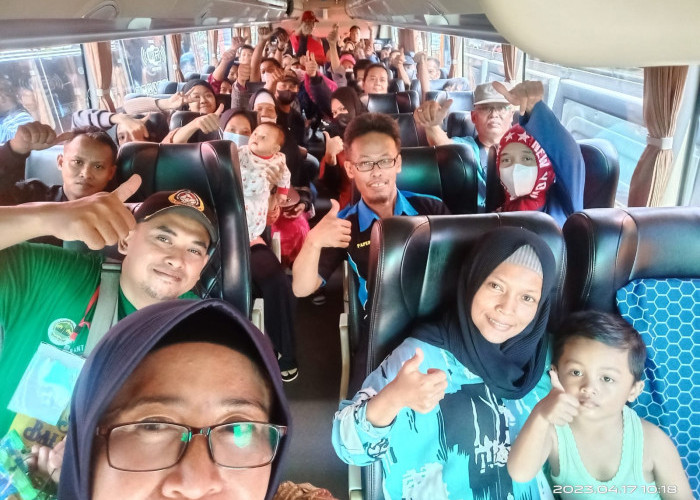 Antusias Tinggi, Ratusan Warga Banyumas Ikuti Mudik Gratis