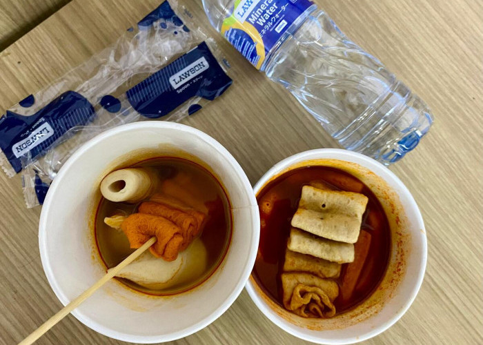 Tteokbokki dan Oden Andalan di Lawson Disajikan dengan Kuah Hangat