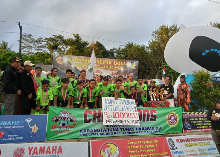 Perseka Karangjambe Juara Satu Turnamen Sepak Bola Macan Cup 2022