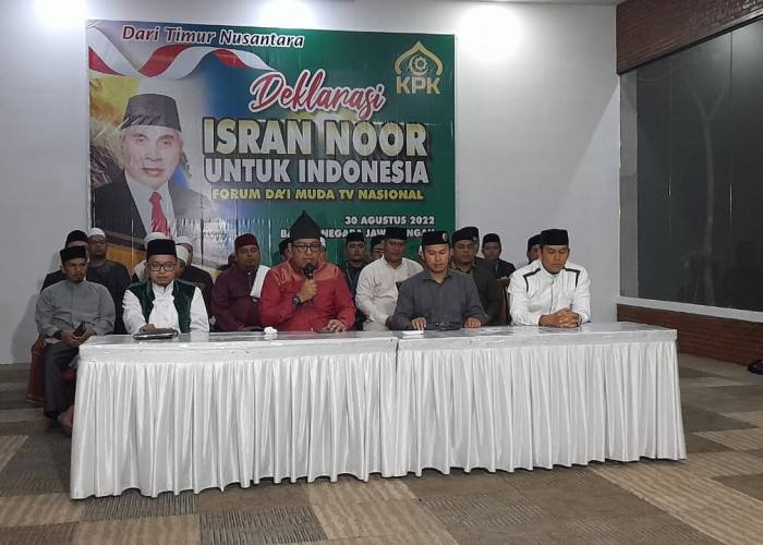 Forum Da’i Muda TV Nasional Deklarasikan Dukungan kepada Dr. Ir. H. Isran Noor, M.Si