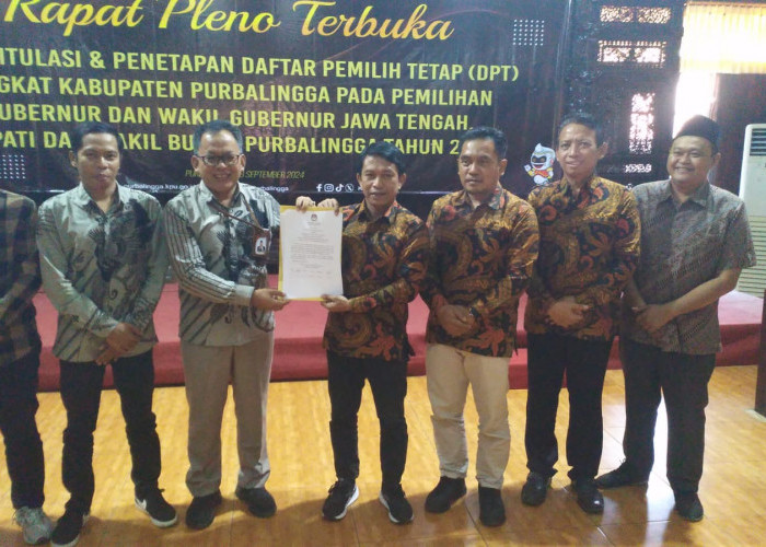 KPU Purbalingga Tetapkan 775.444 Pemilih dalam DPT Pilkada 2024