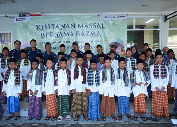 Khitanan Massal Bazma Pertamina RU Cilacap Lampaui Target, Diikuti 169 Anak
