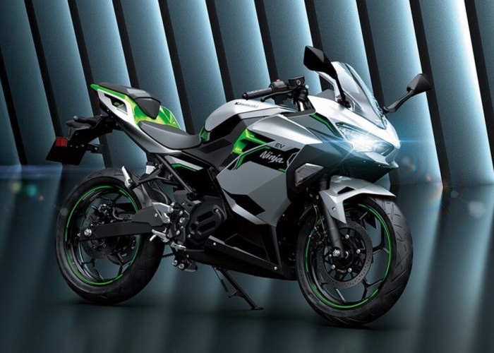 Kawasaki Ninja e-1, Motor Listrik yang Punya Fitur Parkir Canggih