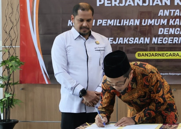 KPU Banjarnegara Gandeng Kejari untuk Perkuat Pendampingan Hukum