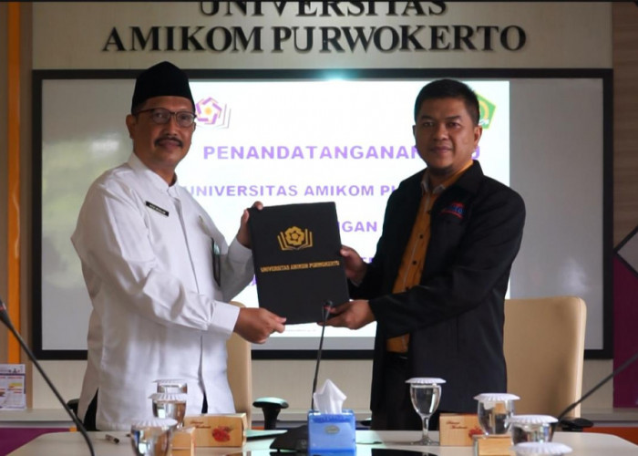 KanKemenag Banyumas MoU Dengan Universitas Amikom Purwokerto