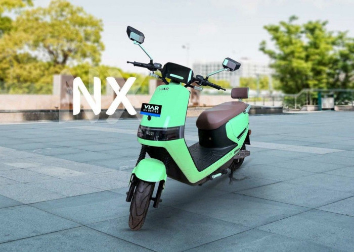 Motor Listrik Viar NX Desain Mini Cocok untuk Ibu Rumah Tangga