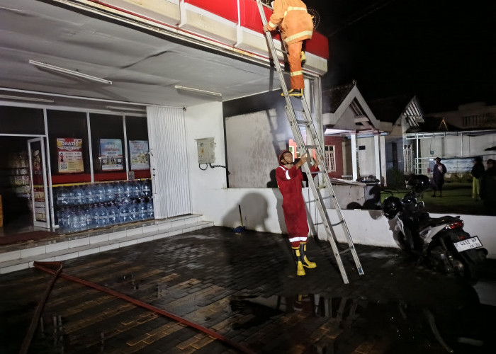 Minimarket di Binangun Cilacap Terbakar, Kerugian Capai Rp 150 Juta