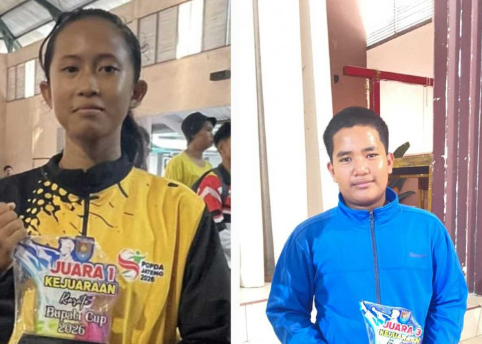 Dua Siswa SMPN 4 Cilacap Raih Juara Karate Bupati Cup Tahun 2026