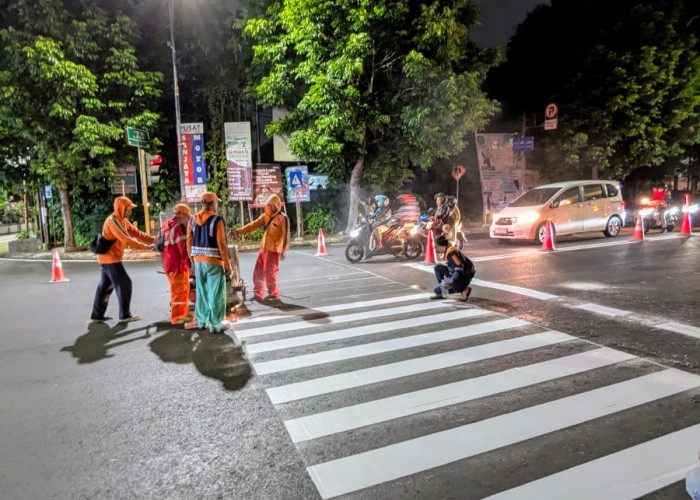 Pemarkaan Jalan Dalam Kota Purwokerto Mulai Digarap 