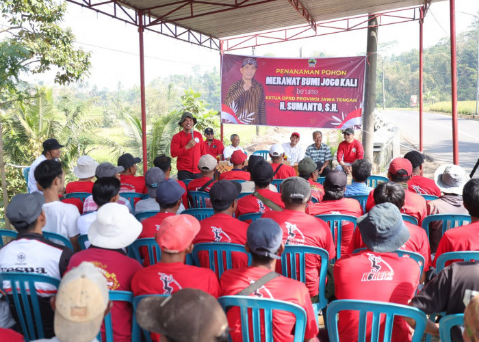 Jogo Kali di Jatiyoso, Ketua DPRD Jateng Sumanto Ingatkan Dampak Musim Kemarau Panjang
