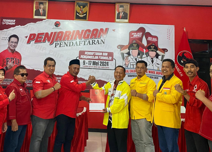 Ambil Formulir Calon Wakil Bupati Purbalingga, Partai Golkar Merapat ke PDIP