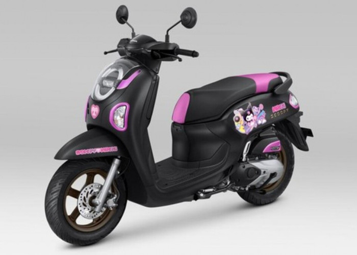 Edisi Terbatas Honda Scoopy Kuromi , Apa Saja yang Beda?