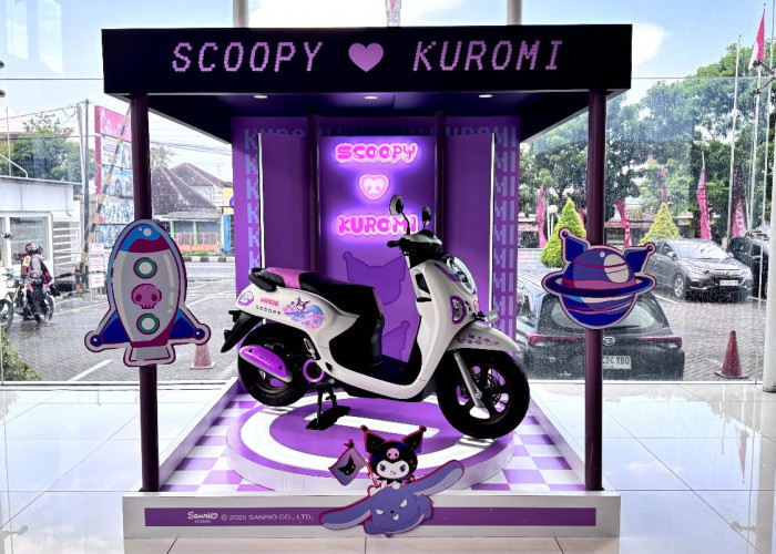 Honda Scoopy x Kuromi Resmi Rilis di Yogyakarta, Perpaduan Cute dan Stylish untuk Anak Muda
