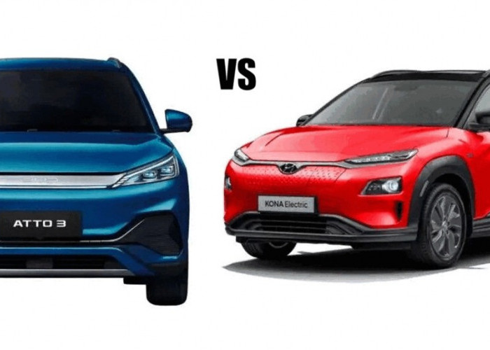 Mobil Listrik BYD Atto 3 vs Hyundai Kona Electric, Siapa Pemenangnya?
