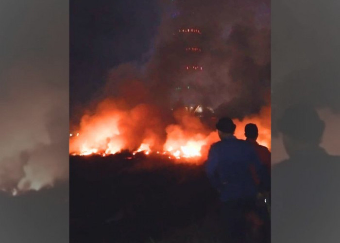 Lahan Kosong di Kompleks Menara Teratai Purwokerto Terbakar, Ini Dugaan Penyebabnya