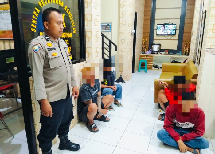 Mabuk di Tempat Umum, Enam Pemuda Diamankan Polisi